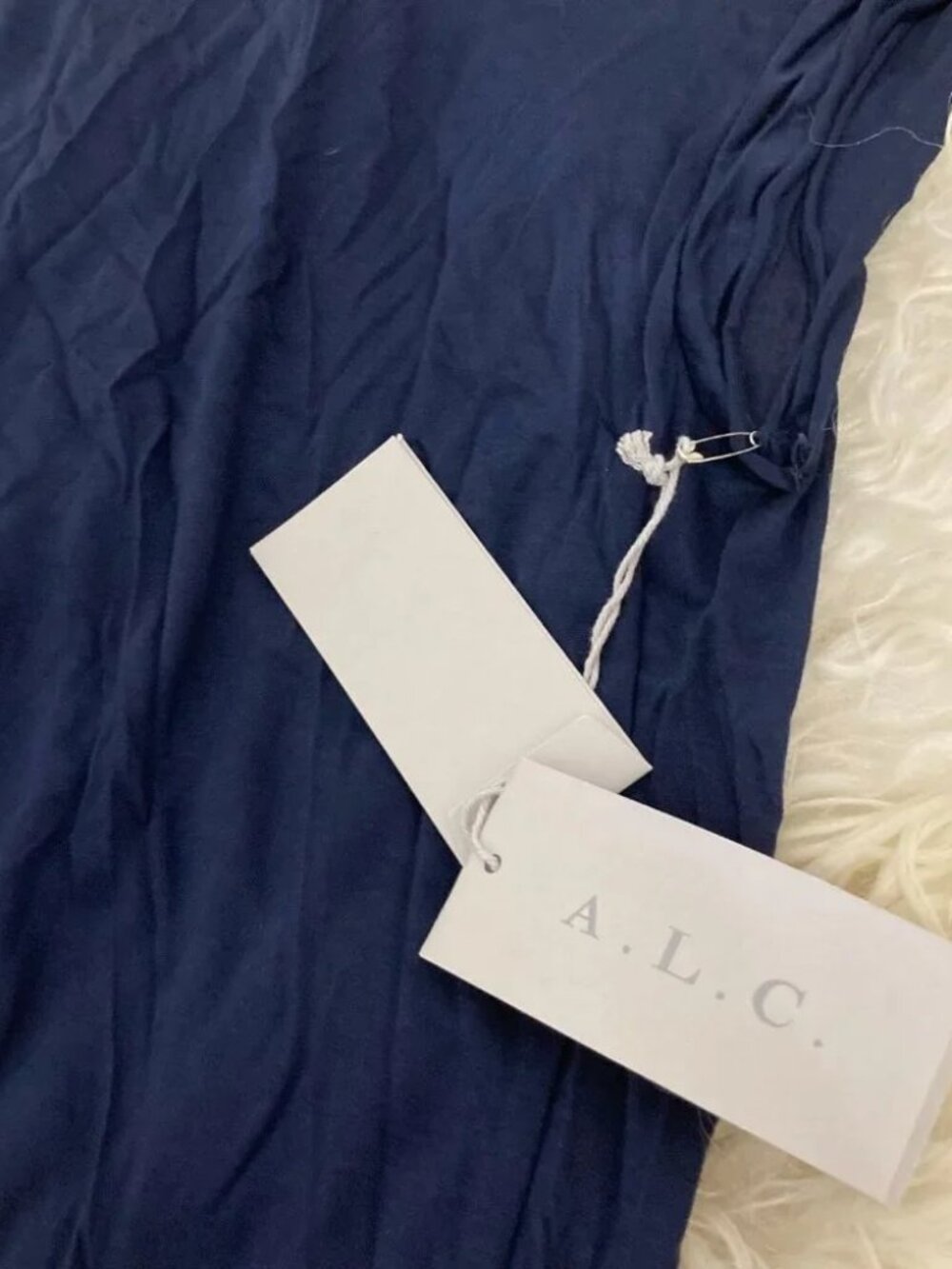 A.L.C. Bateau Neckline Knee-Length Dress 0068 - Picture 3 of 11